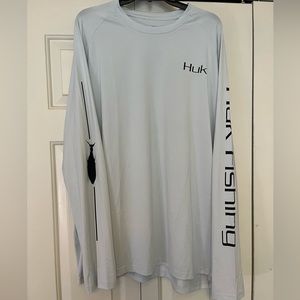 Mens HUK Performance Fishing long sleeve shirt.